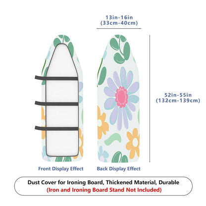 1-Piece Floral Colorful Leaf Cute  Ironing Board Cover, Universal Size, Without Board