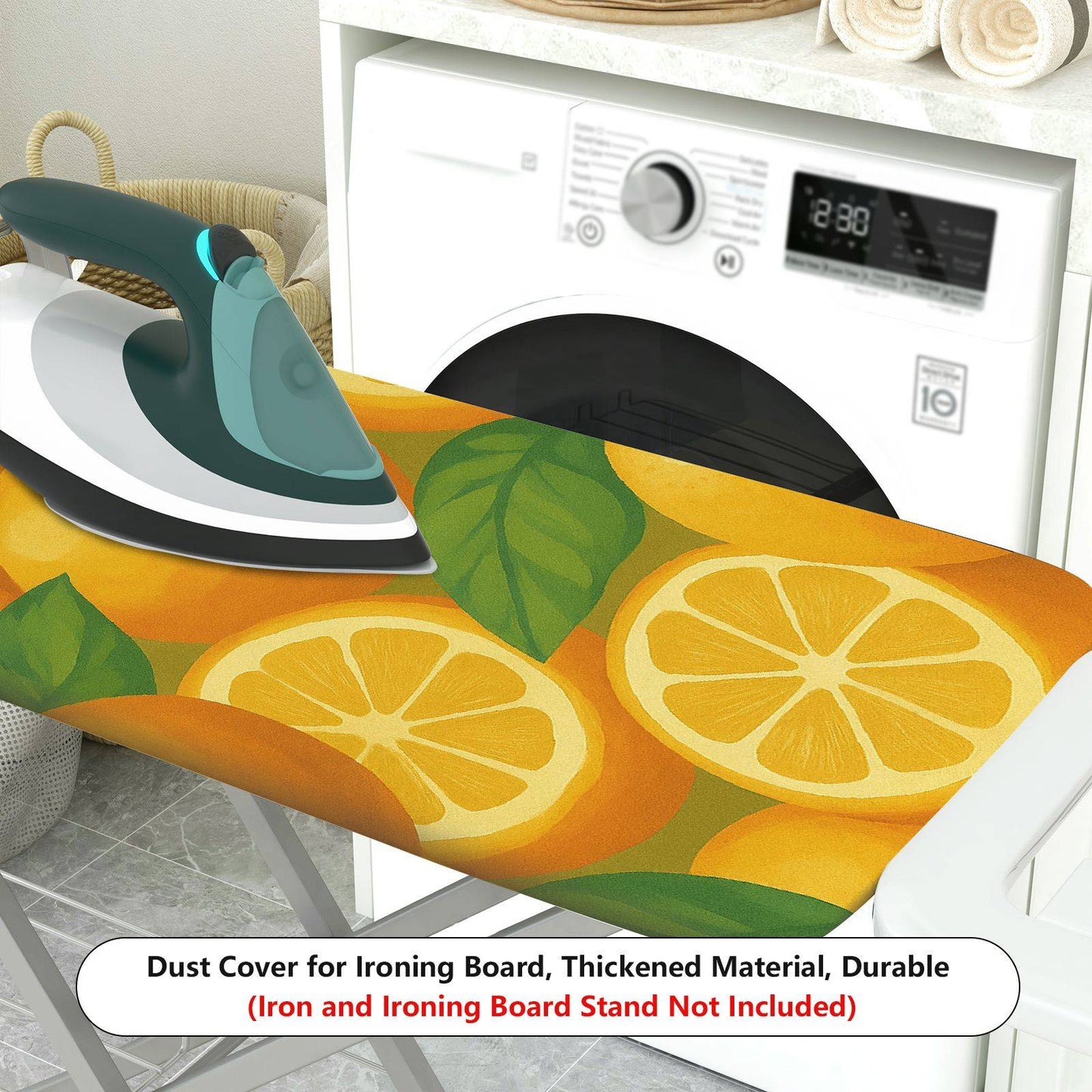 1-Piece Fruit Citrus Lemon  Ironing Board Cover, Universal Size, Without Board