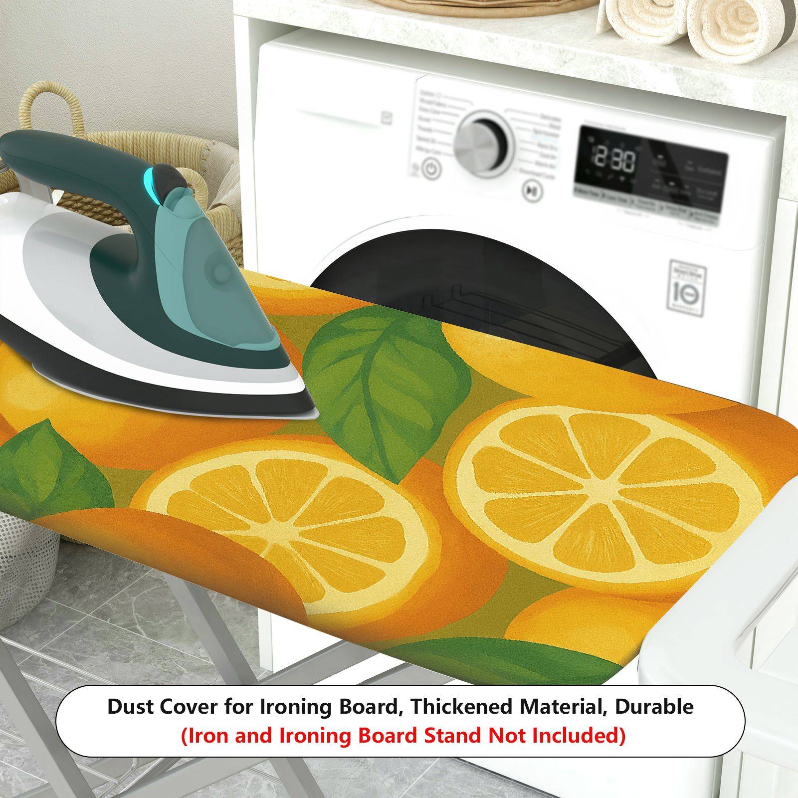 1-Piece Fruit Citrus Lemon  Ironing Board Cover, Universal Size, Without Board