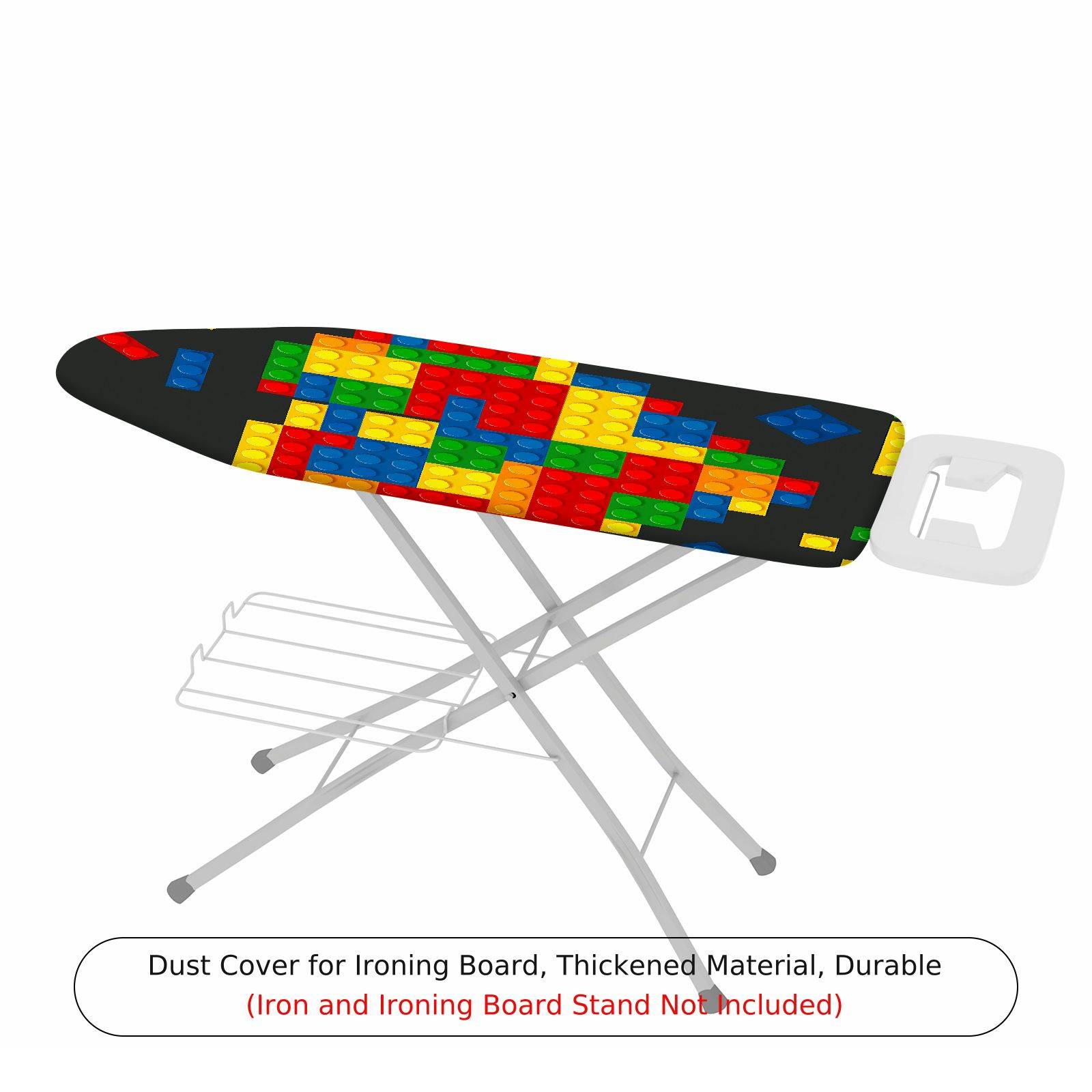 1-Piece Colorful Brick Pattern Fun Creative  Ironing Board Cover, Universal Size, Without Board