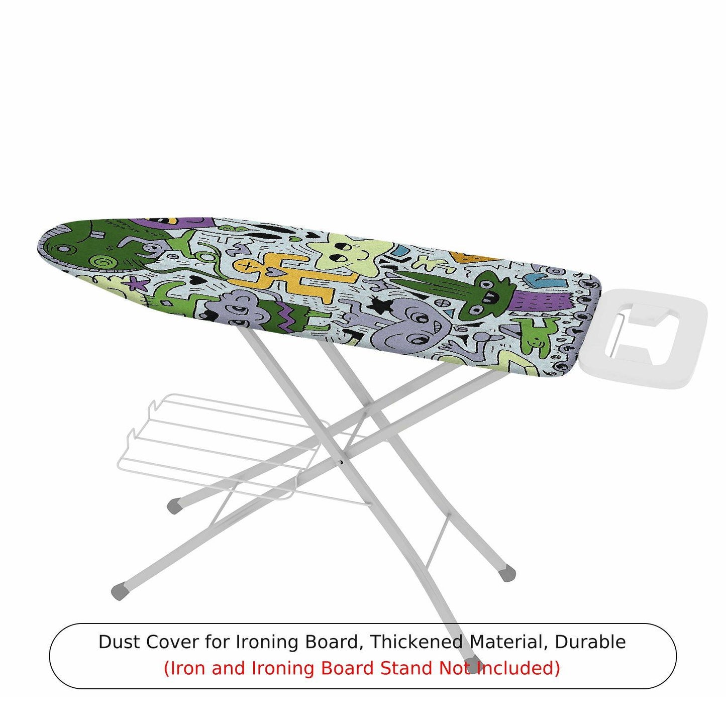 1-Piece Colorful Fun  Ironing Board Cover, Universal Size, Without Board
