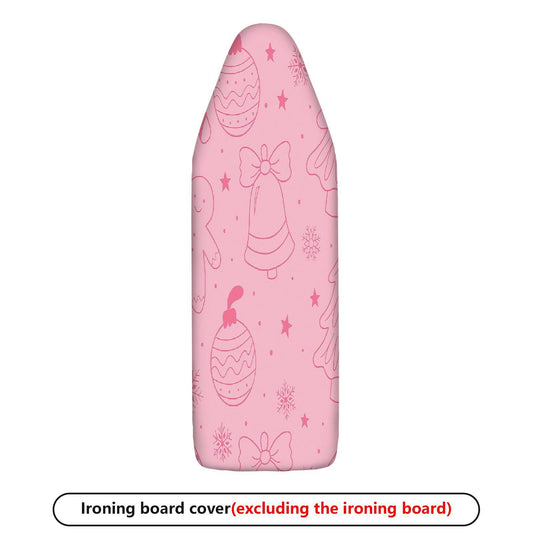 1-Piece Christmas Bell Star Ornament  Ironing Board Cover, Universal Size, Without Board