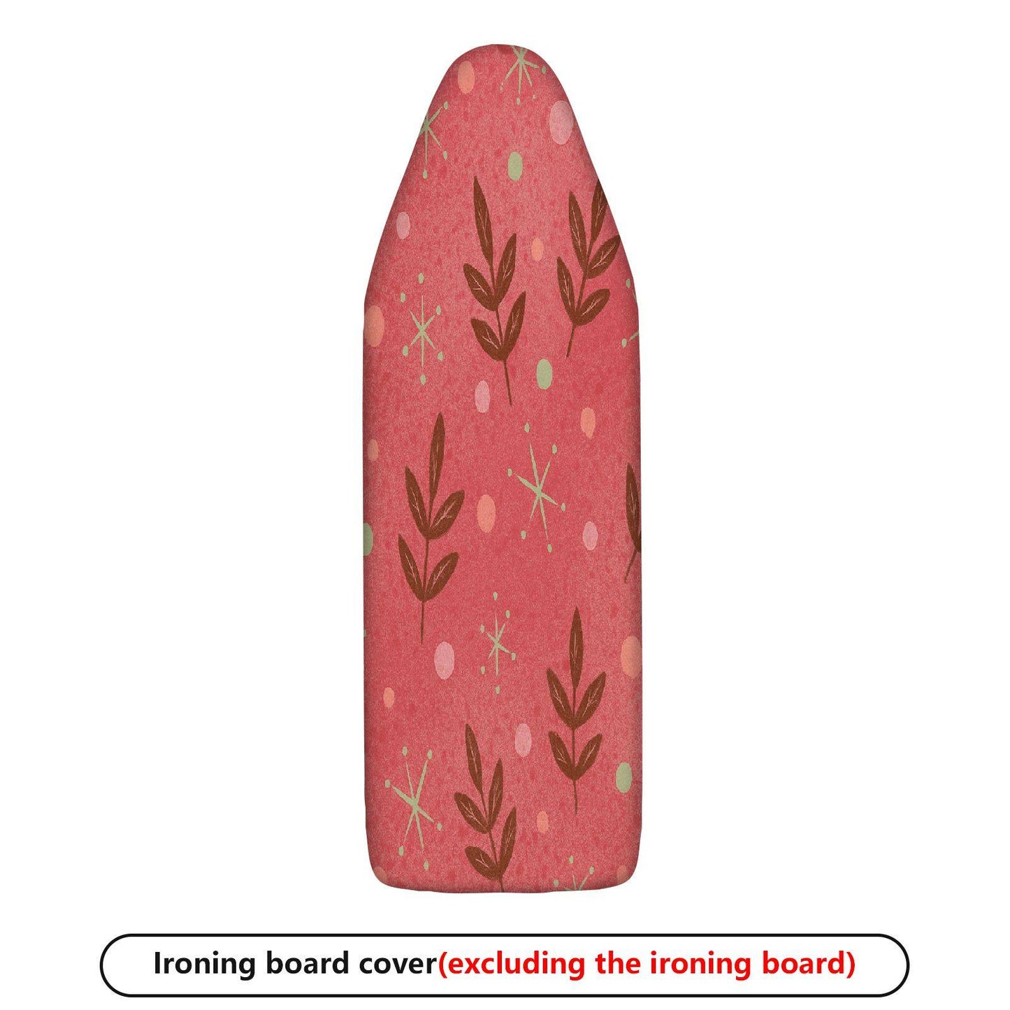 1-Piece Floral Pattern Leaves Christmas  Ironing Board Cover, Universal Size, Without Board