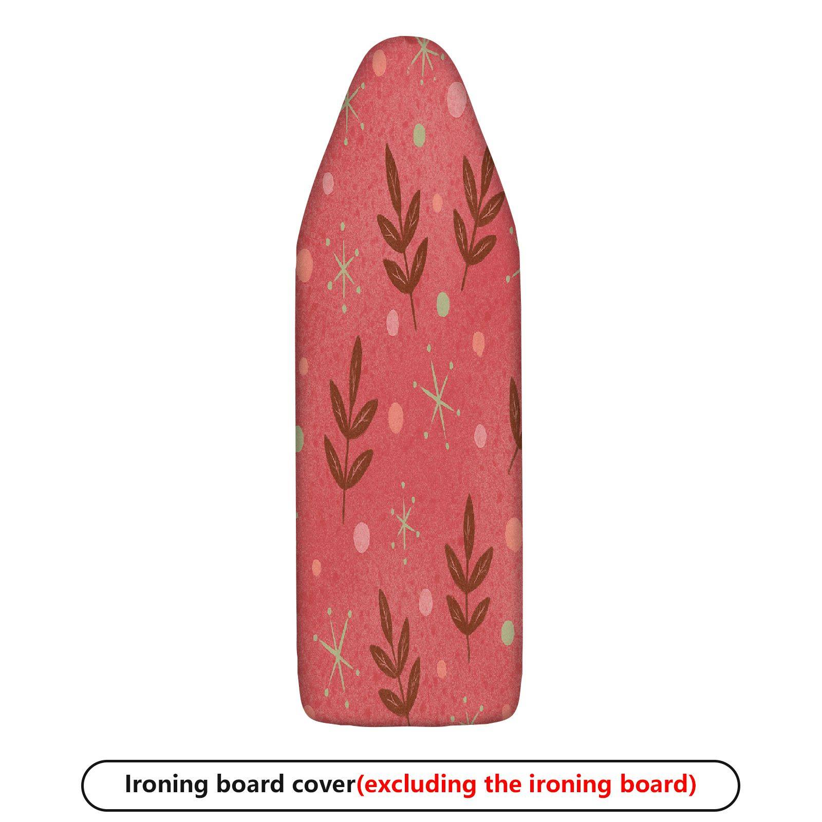 1-Piece Floral Pattern Leaves Christmas  Ironing Board Cover, Universal Size, Without Board