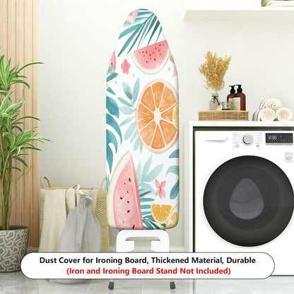 1-Piece Tropical Fruit Paradise Floral Pattern  Ironing Board Cover, Universal Size, Without Board