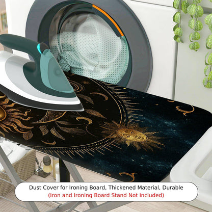 1-Piece Sun Moon Astral Zodiac  Ironing Board Cover, Universal Size, Without Board
