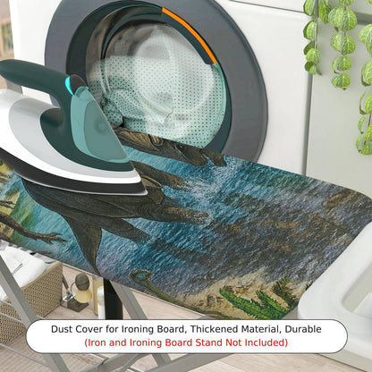 1-Piece Dinosaur Jungle Adventure  Ironing Board Cover, Universal Size, Without Board