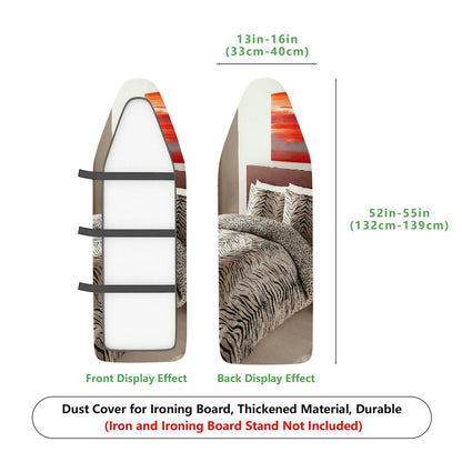 1-Piece Zebra Striped Pattern Animal Print Decorative  Ironing Board Cover, Universal Size, Without Board