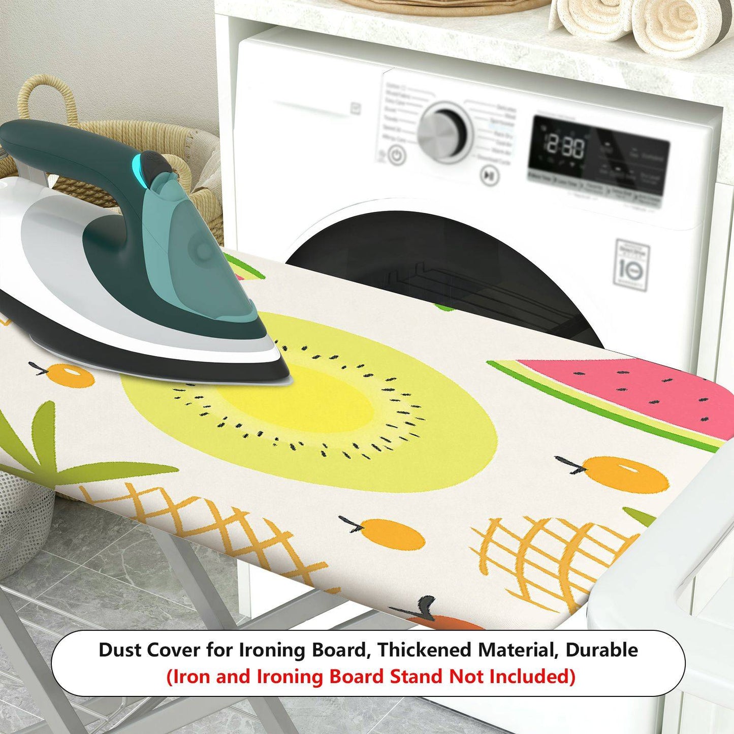 1-Piece Fruit Tropical Summer  Ironing Board Cover, Universal Size, Without Board