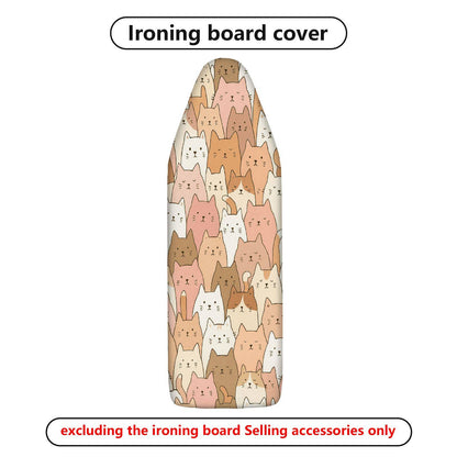 1-Piece Cute  Cat Pattern Colorful  Ironing Board Cover, Universal Size, Without Board