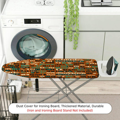 1-Piece Abstract Geometric Tribal  Ironing Board Cover, Universal Size, Without Board