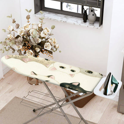 1-Piece Cat Cute Animal  Ironing Board Cover, Universal Size, Without Board
