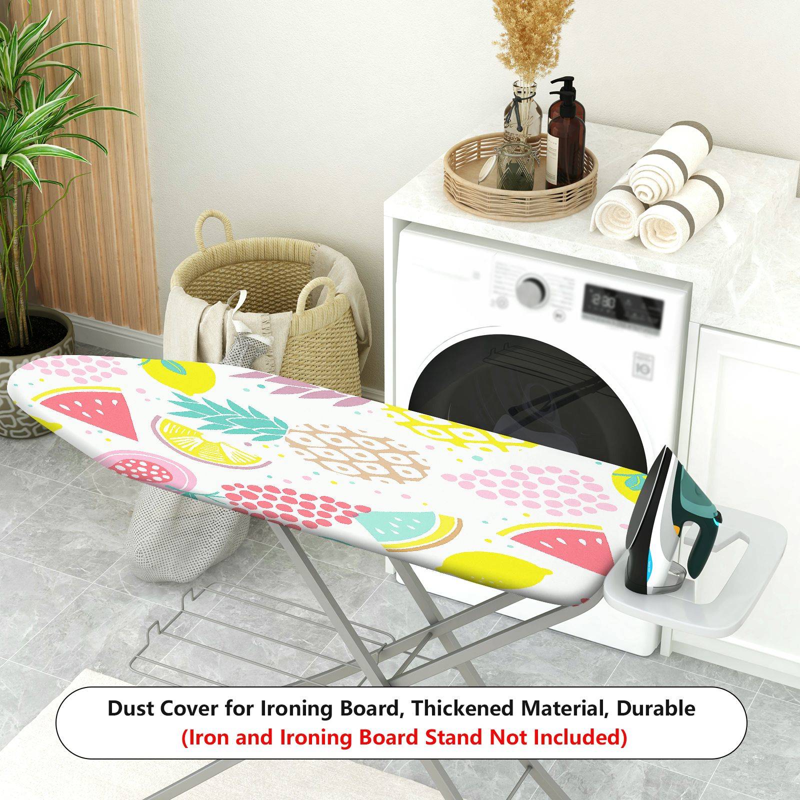 1-Piece Fruit Pattern Colorful Decorative  Ironing Board Cover, Universal Size, Without Board