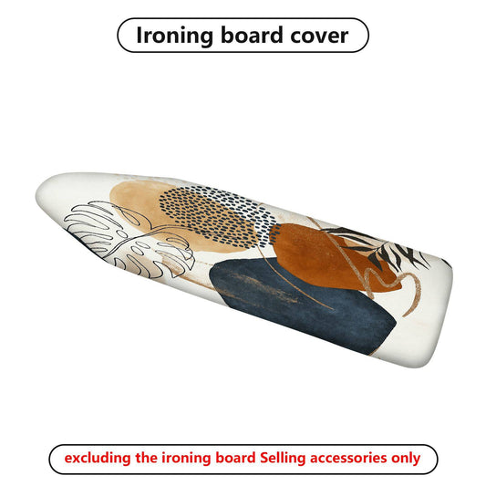 1-Piece Abstract Art Leaf Pattern Geometric  Ironing Board Cover, Universal Size, Without Board