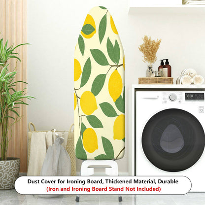 1-Piece Lemon Leaf Pattern Fruit Nature  Ironing Board Cover, Universal Size, Without Board