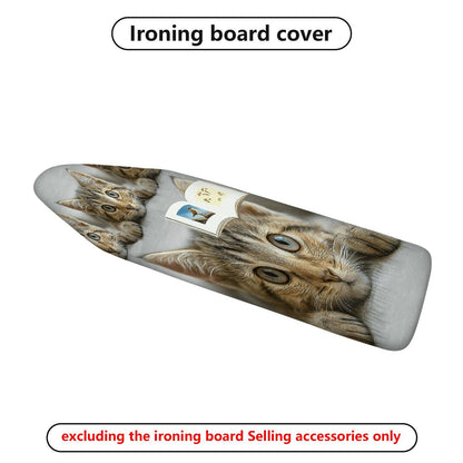 1-Piece Cat Book Cute  Ironing Board Cover, Universal Size, Without Board
