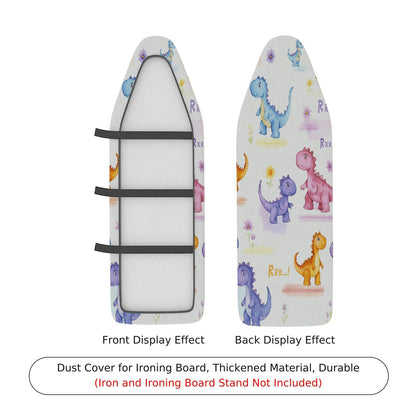 1-Piece Dinosaur Colorful Fun  Ironing Board Cover, Universal Size, Without Board