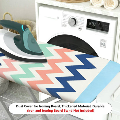 1-Piece Zigzag Chevron Pattern Colorful  Ironing Board Cover, Universal Size, Without Board