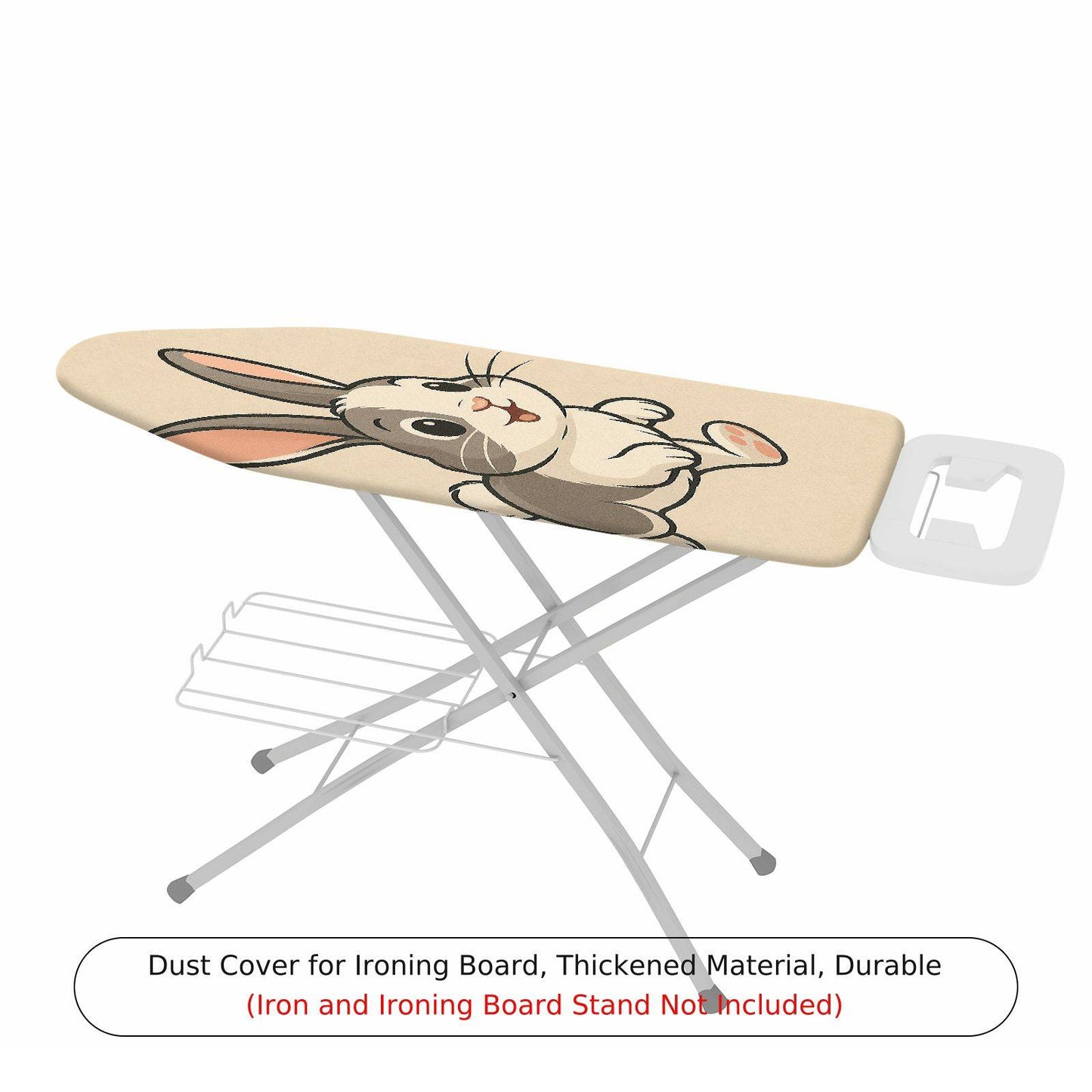1-Piece Rabbit  Cute  Ironing Board Cover, Universal Size, Without Board