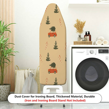 1-Piece Christmas Tree Car Candy  Ironing Board Cover, Universal Size, Without Board