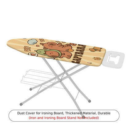 1-Piece Capybara Cute  Ironing Board Cover, Universal Size, Without Board