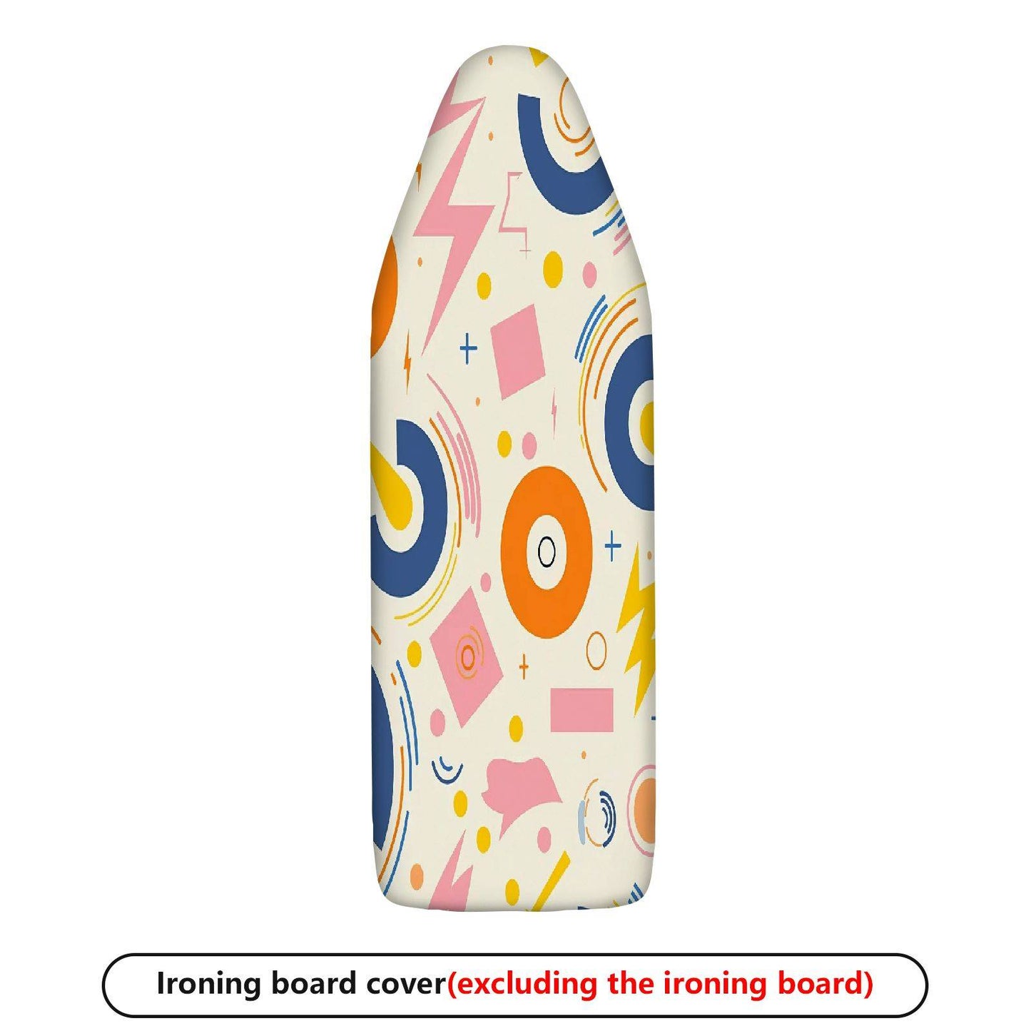 1-Piece Geometric Colorful Funky  Ironing Board Cover, Universal Size, Without Board