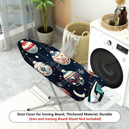 1-Piece Christmas Ornament Ball Snowflake  Ironing Board Cover, Universal Size, Without Board