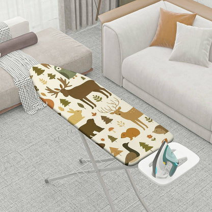 1-Piece Woodland Animal Forest Nature  Ironing Board Cover, Universal Size, Without Board
