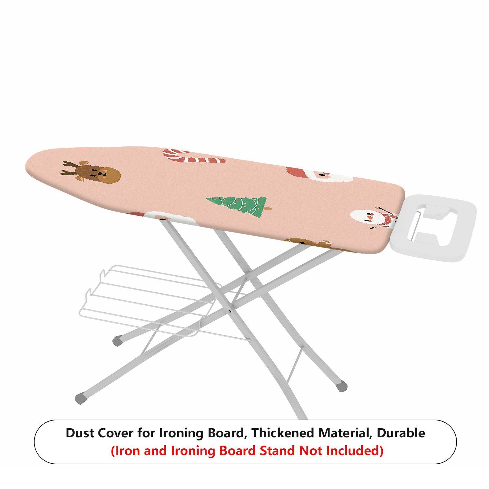 1-Piece Christmas Santa Reindeer  Ironing Board Cover, Universal Size, Without Board