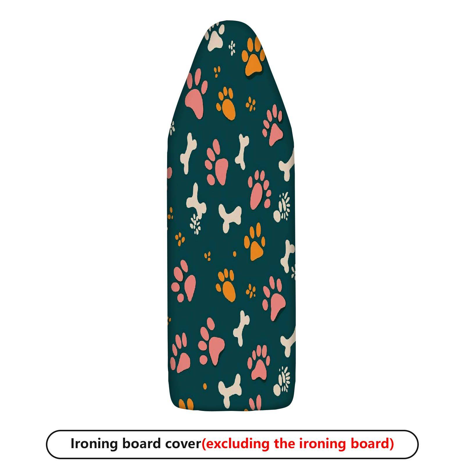 1-Piece Paw Bone Print Pet Cute  Ironing Board Cover, Universal Size, Without Board