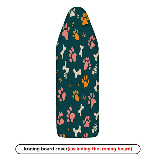 1-Piece Paw Bone Print Pet Cute  Ironing Board Cover, Universal Size, Without Board