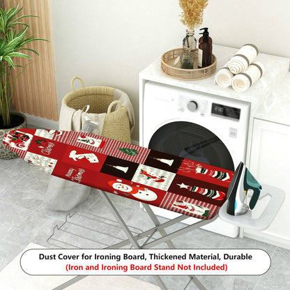 1-Piece Christmas Santa Bell  Ironing Board Cover, Universal Size, Without Board