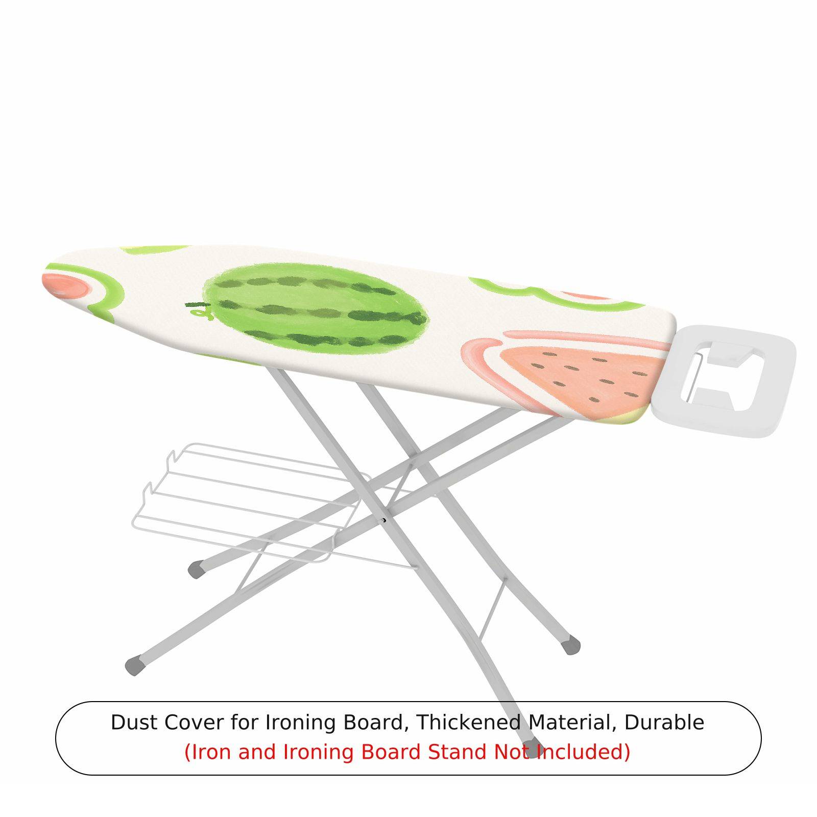 1-Piece Watermelon Fruit Pattern Green Pink  Ironing Board Cover, Universal Size, Without Board