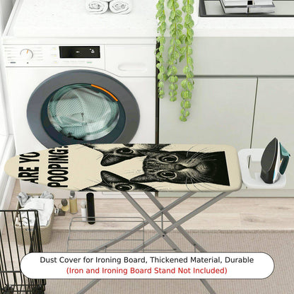 1-Piece Funny Cats Humor  Ironing Board Cover, Universal Size, Without Board