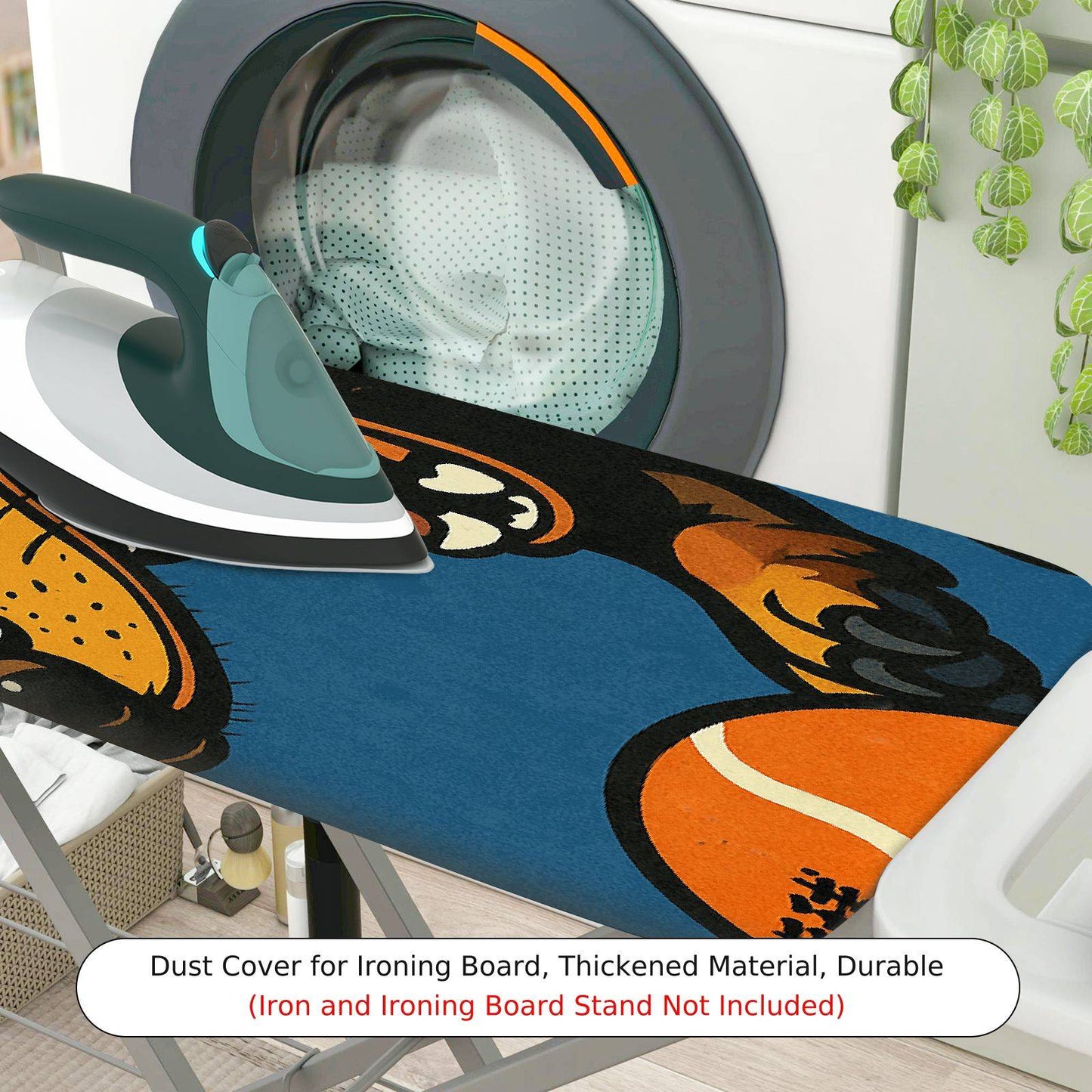 1-Piece Dog Animal Design Fun Pattern  Ironing Board Cover, Universal Size, Without Board