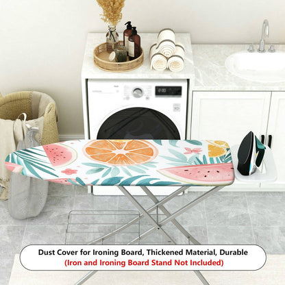 1-Piece Tropical Fruit Paradise Floral Pattern  Ironing Board Cover, Universal Size, Without Board