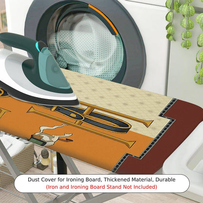 1-Piece Abstract Geometric Vintage  Ironing Board Cover, Universal Size, Without Board