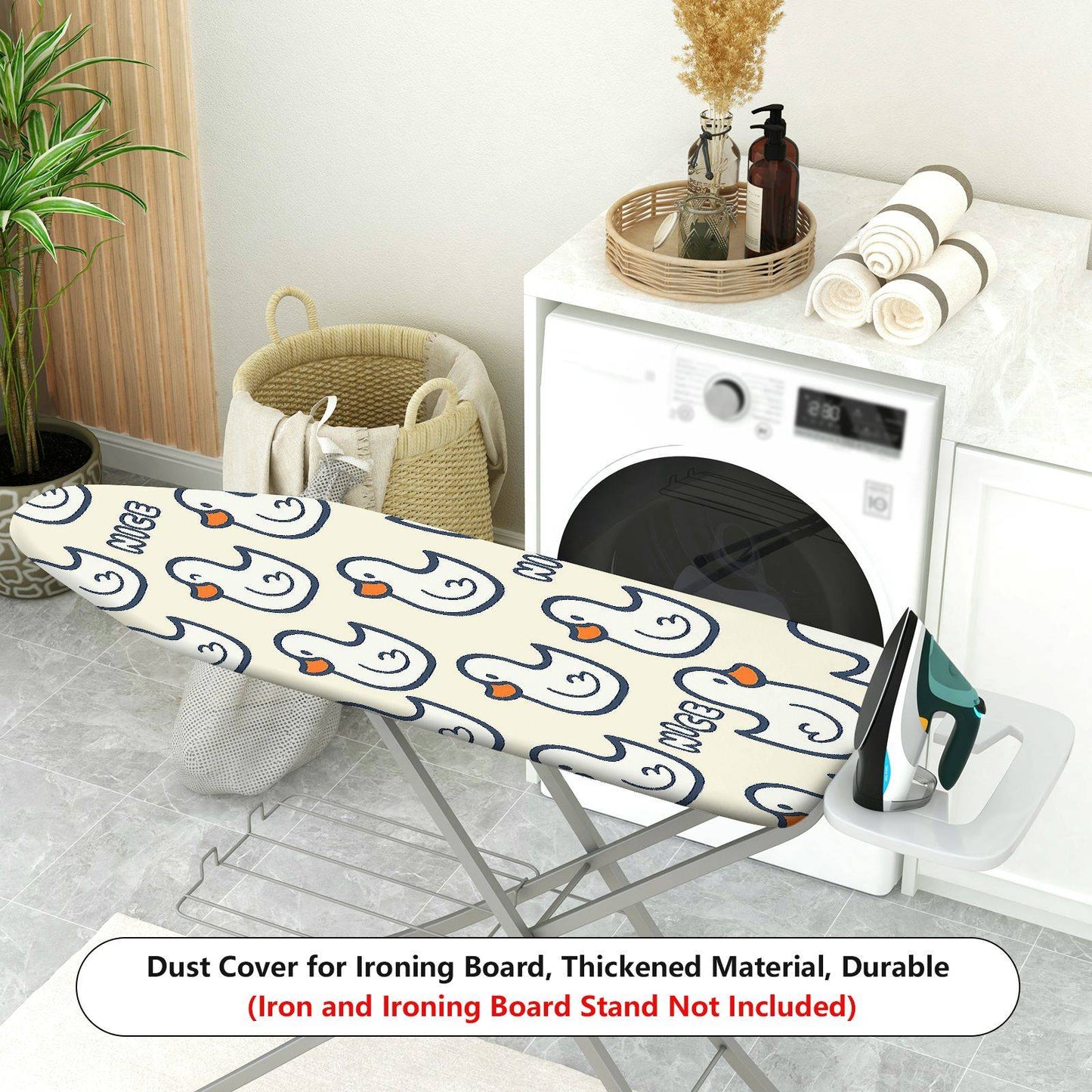 1-Piece Duck Fun Nice  Ironing Board Cover, Universal Size, Without Board