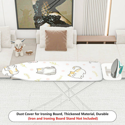 1-Piece Cat Pattern Cute Animal Design Decorative  Ironing Board Cover, Universal Size, Without Board