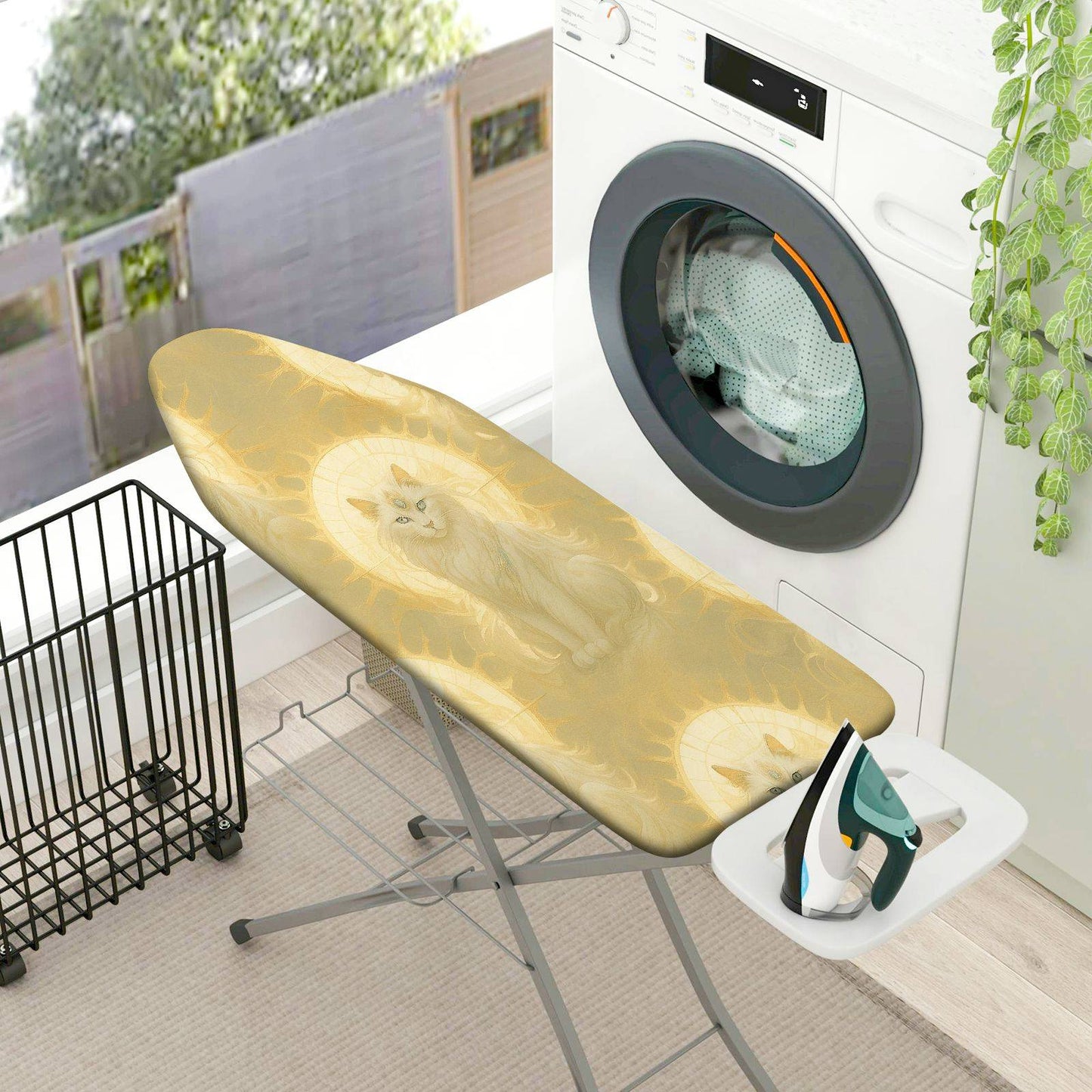 1-Piece Angel Cat Halo  Ironing Board Cover, Universal Size, Without Board