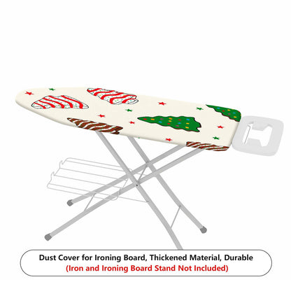 1-Piece Christmas Tree Star Bell  Ironing Board Cover, Universal Size, Without Board