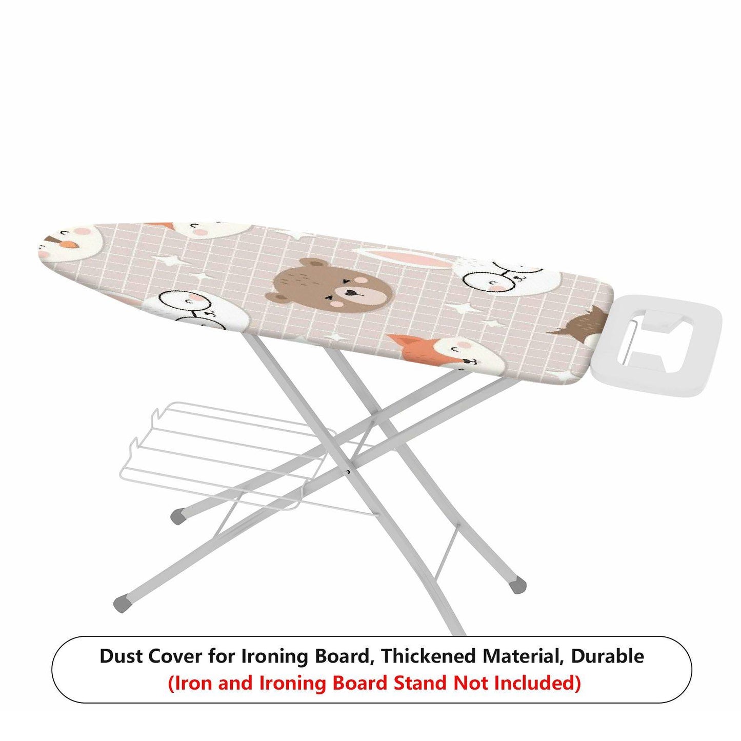 1-Piece Animal Cute Bear Rabbit  Ironing Board Cover, Universal Size, Without Board