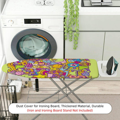 1-Piece Colorful Fun  Ironing Board Cover, Universal Size, Without Board