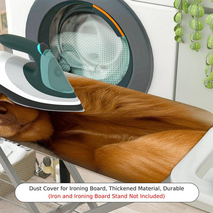 1-Piece Dog Cute Playful  Ironing Board Cover, Universal Size, Without Board