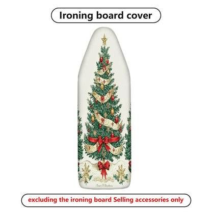 1-Piece Christmas Tree Festive Seasonal  Ironing Board Cover, Universal Size, Without Board