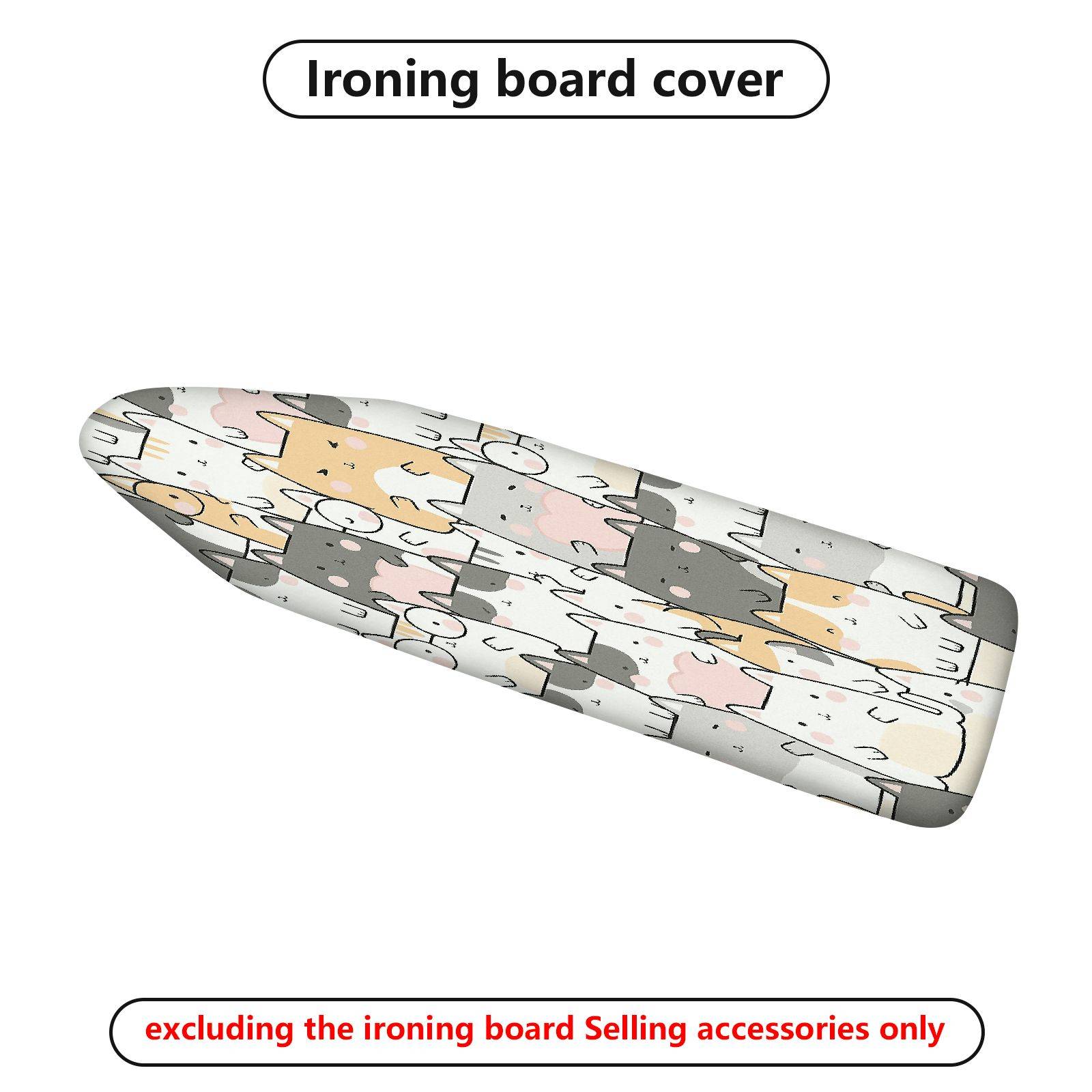 1-Piece Cat  Cute  Ironing Board Cover, Universal Size, Without Board