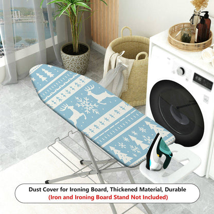 1-Piece Reindeer Snowflake Christmas  Ironing Board Cover, Universal Size, Without Board