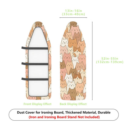 1-Piece Cute  Cat Pattern Colorful  Ironing Board Cover, Universal Size, Without Board