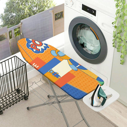 1-Piece Robot Fun  Ironing Board Cover, Universal Size, Without Board