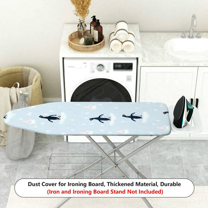1-Piece Penguin Snowflake Christmas  Ironing Board Cover, Universal Size, Without Board